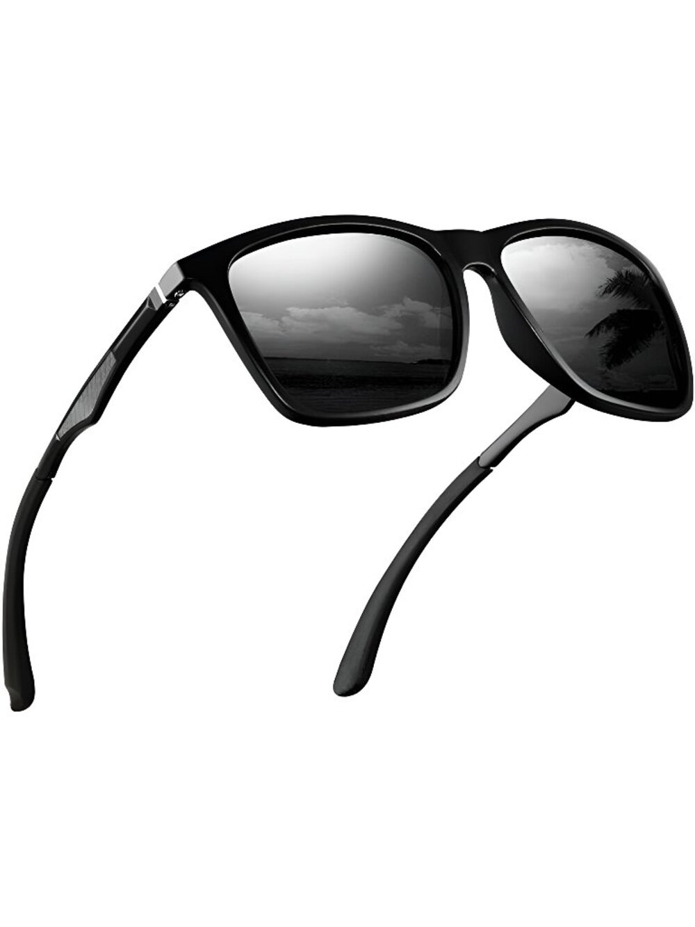 Polarized Sunglasses Aluminum Sunglasses Rectangular Sun Glasses For Men/Women